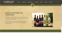 Desktop Screenshot of camelotwines.com